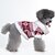 levne Oblečky pro psy-Pes Kabáty svetry Sněhová vločka Klasické Zahřívací Venkovní Zima Oblečení pro psy Černá Červená Kostým Bavlna XS S M L XL