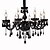 cheap Candle-Style Design-1-Light 70(28&quot;) Crystal Chandelier Glass Candle-style Electroplated Modern Contemporary 110-120V / 220-240V
