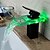 cheap LED Faucets-Oil Rubbed Bronze Color Changing LED Waterfall Bathroom Sink Faucet