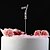 abordables Adornos para tarta-Decoración de Pasteles Tema Clásico Cristal Aniversario Cumpleaños con Pedrería Bolsa de Poliéster