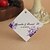 ieftine Acțibilde,Etichete-tag-ul personalizat favoarea romb - flori mici violet (set de 30)