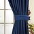 cheap Curtains Drapes-Curtains Drapes Bedroom Solid Colored 65% Rayon / 35%Polyester Rayon