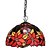 voordelige Eilandlichten-25 cm Ministijl Plafond Lichten &amp; hangers Glas Glas Galvanisch verzilveren Tiffany / Kom 110-120V / 220-240V