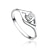 cheap Rings-Beautiful Charming Sterling Silver Cubic Zirconia Ring