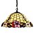 levne Závěsná světla-41 cm (16 inch) Závěsná světla Sklo Galvanicky potažený design Tiffany / Mísa 110-120V / 220-240V