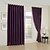Недорогие Занавески-изготовленные на заказ плотные шторы шторы две панели фиолетовый / тиснением / гостиная