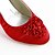 economico Scarpe col tacco da donna-belle raso tacco basso con scarpe di raso di fiori donne del partito di nozze