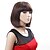 cheap Synthetic Wigs-Capless Short High Quality Synthetic Japanese Kanekalon Straight Wig Full Bang