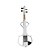 abordables Violons -Cozart - (ML006) 4/4 parties jujube violon électrique avec étui / arc / résine / câble / batterie
