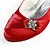 זול נעלים שטוחות לנשים-שטוחות - נשים - נעלי חתונה - נוחות / בלרינה - חתונה - שחור / כחול / ורוד / אדום / שנהב / לבן / כסוף