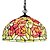 abordables Suspension-30 cm (12 inch) Style mini Lampe suspendue Verre Plaqué Tiffany / Saladier 110-120V / 220-240V