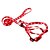 voordelige Hondenhalsbanden, tuigjes &amp; riemen-Hond harnassen Voetafdruk aitoa nahkaa Zwart Rood Blauw