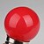 billige Elpærer-1pc 1 W LED-globepærer 80-100 lm E26 / E27 G45 3 LED Perler Højeffekts-LED Rød 220-240 V