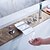 abordables Robinets pour baignoire-Robinet de baignoire - contemporain Chrome Baignoire romaine Soupape céramique Bath Shower Mixer Taps / Laiton / Trois poignées cinq trous