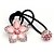 cheap Headpieces-Gorgeous Rubber With Rhinestones Flower Ponytail Holder