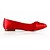 זול נעלים שטוחות לנשים-שטוחות - נשים - נעלי חתונה - נוחות / בלרינה - חתונה - שחור / כחול / ורוד / אדום / שנהב / לבן / כסוף