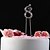 お買い得  ケーキトッパー-ケーキトッパー クラシックテーマ クリスタル 記念日 誕生日 〜と ラインストーン ポリバッグ