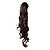 cheap Hair Pieces-Claw Clip Chestnut Brown Long Curly Ponytails Hair Pieces-3 Colors Available