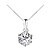cheap Necklaces-Women&#039;s Diamond Cubic Zirconia Pendant Necklace Solitaire Simulated Fashion Zircon Cubic Zirconia Alloy Silver Necklace Jewelry For Daily