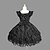 preiswerte Lolita Kleider-Gotische Lolita Lolita Urlaubskleid Kleid Damen Reine Farbe Japanisch Cosplay Kostüme Übergrössen Kundenspezifische Schwarz Ballkleid Solide Schmetterling Ärmellos