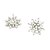 cheap Earrings-Women&#039;s Cubic Zirconia Stud Earrings - Zircon, Imitation Diamond Snowflake Personalized, Luxury, Fashion For Daily