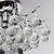 tanie Lampy sufitowe-1-lampowy 40 (16 &quot;) kryształ / mini oświetlenie podtynkowe Metal Chrom Nowoczesne Współczesne 110-120 V / 220-240 V / E12 / E14