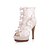 cheap Women&#039;s Sandals-Beautiful Lace Stiletto Heel Sandals With Zipper Party/Evening Shoes