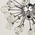 preiswerte Einbauleuchten-6-Licht 22 cm Kristall / Mini-Stil Unterputzleuchten Metall Chrom moderne zeitgenössische 110-120 V / 220-240 V / Glühbirne enthalten / g4