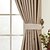 cheap Curtains Drapes-Curtains Drapes Living Room Solid Colored 65% Rayon / 35%Polyester / Rayon