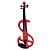 levne Housle-čau je - (ev07) 4/4 elektrické housle lípa výstroj (multi-color)