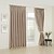 cheap Curtains Drapes-Curtains Drapes Living Room Solid Colored 65% Rayon / 35%Polyester / Rayon