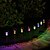 رخيصةأون ضوء مخفي LED-حزمة من 8 اللون - تغيير الصمام تعمل بالطاقة الشمسية قابلة للشحن الفولاذ المقاوم للصدأ حديقة حديقة ضوء