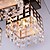 cheap Ceiling Lights-1-Light 45(18&quot;) Crystal Flush Mount Lights Metal Electroplated Modern Contemporary 110-120V / 220-240V / E26 / E27