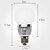 baratos Lâmpadas-Lâmpada Redonda Regulável E26/E27 3 W 300 LM 3000K K Branco Quente 3 LED de Alta Potência AC 220-240 V
