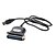 abordables Gadgets USB-USB 36-pin adaptador cable paralelo de la impresora