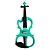 abordables Violons -Chow - (ev06) 4/4 tilleul tenue violon électrique (multicolore)
