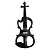 זול כינורות-Chow&#039;s - (EV06) 4/4 Basswood Electric Violin Outfit (Multi-Color)
