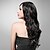 cheap Synthetic Trendy Wigs-Synthetic Wig Women&#039;s Wavy Black Layered Haircut Synthetic Hair 20 inch Black Wig Very Long Capless Black