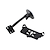 ieftine Gadget-uri-Suportul auto reglabile și flexibile montare pe parbriz pentru iPhone 5 (negru)