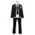 cheap Anime Costumes-Inspired by Blue Exorcist Rin Okumura Anime Cosplay Costumes Japanese Cosplay Suits School Uniforms Solid Colored Long Sleeve Coat Shirt Pants For Men&#039;s Women&#039;s / Tie / Tie