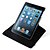 halpa iPad tarvikkeet-Pyörivä PU-nahkakuori jalustalla iPad minille (värivalikoima)