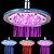 billige Armaturtilbehør-8-tommer 12-LED Round Akryl Loft Shower Head (Assorterede farver)