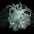 cheap Headpieces-Crystal / Feather / Fabric Crown Tiaras / Birdcage Veils with 1 Piece Wedding / Special Occasion / Party / Evening Headpiece