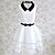 cheap Women&#039;s Dresses-White Dress - Sleeveless All Seasons Vintage White