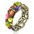 זול צמידים-Electro-plated Colorful Gem Bracelet(Random Color)