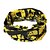 cheap Cycling Hats, Caps &amp; Bandanas-Fashion Designed Cycling Scarf (Black and Yellow)
