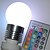cheap Light Bulbs-450 lm E26 / E27 LED Globe Bulbs G45 5 LED Beads High Power LED Remote-Controlled RGB 100-240 V