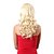 זול פאות סינתטיות-Capless Long Wave Blonde Hair Wig