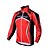 cheap Men&#039;s Jackets &amp; Gilets-Mysenlan Men&#039;s Long Sleeve Winter Black Red Bike Jacket Windbreaker Top Thermal Warm Windproof Sports Clothing Apparel / Stretchy
