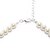 billige Smykkesett-elfenben perle to stykke elegant damer halskjede og øredobber smykker sett (38 cm)